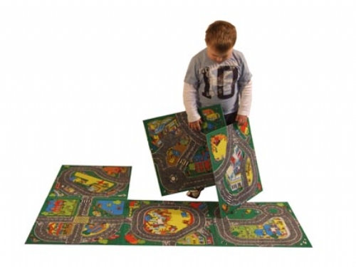 HE128693 Roadway Play Mat Squares Hope Education