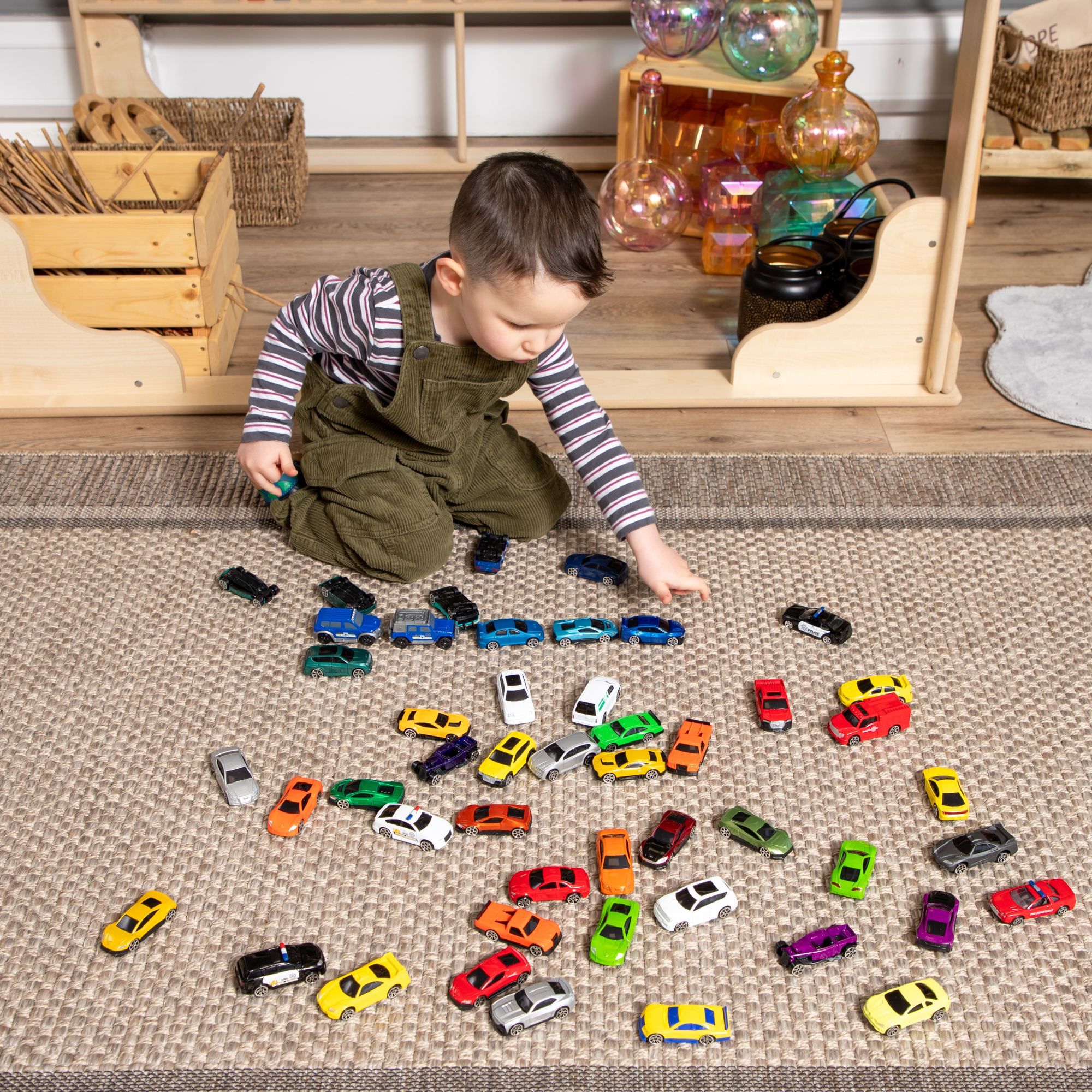 Set Of 50 Cars