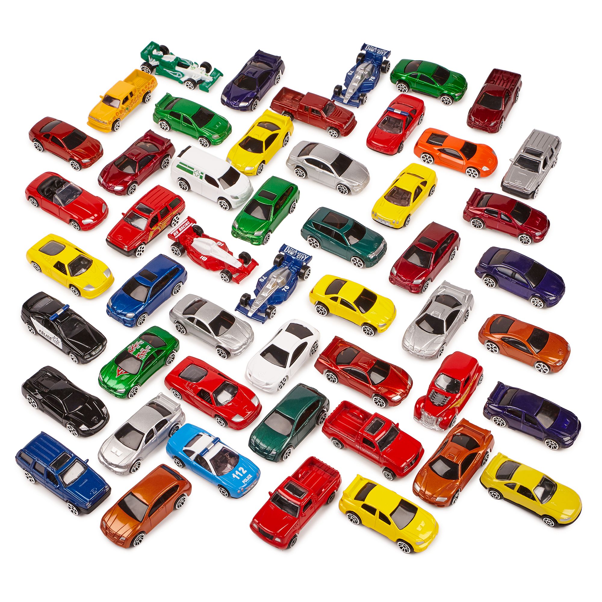 Set Of 50 Cars