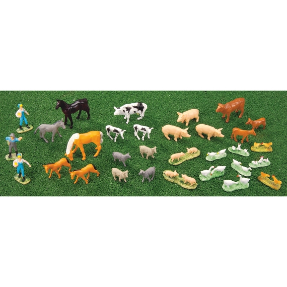 HE123259 - Farm Animals and People - Pack of 38 | Findel Education