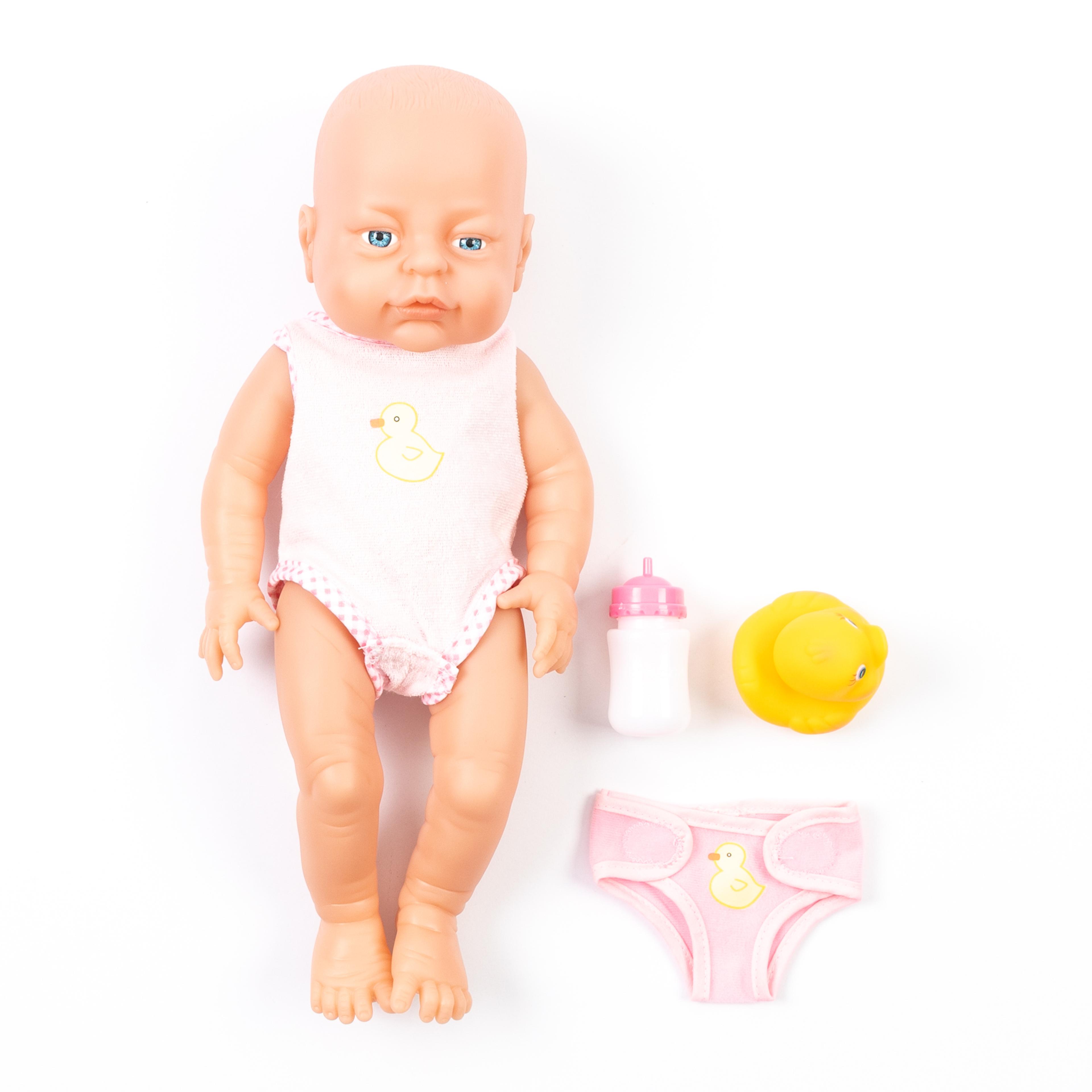 dollsworld Clothed Newborn Doll - White Girl