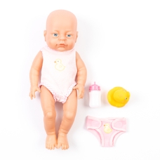 dollsworld Clothed Newborn Doll - White Girl