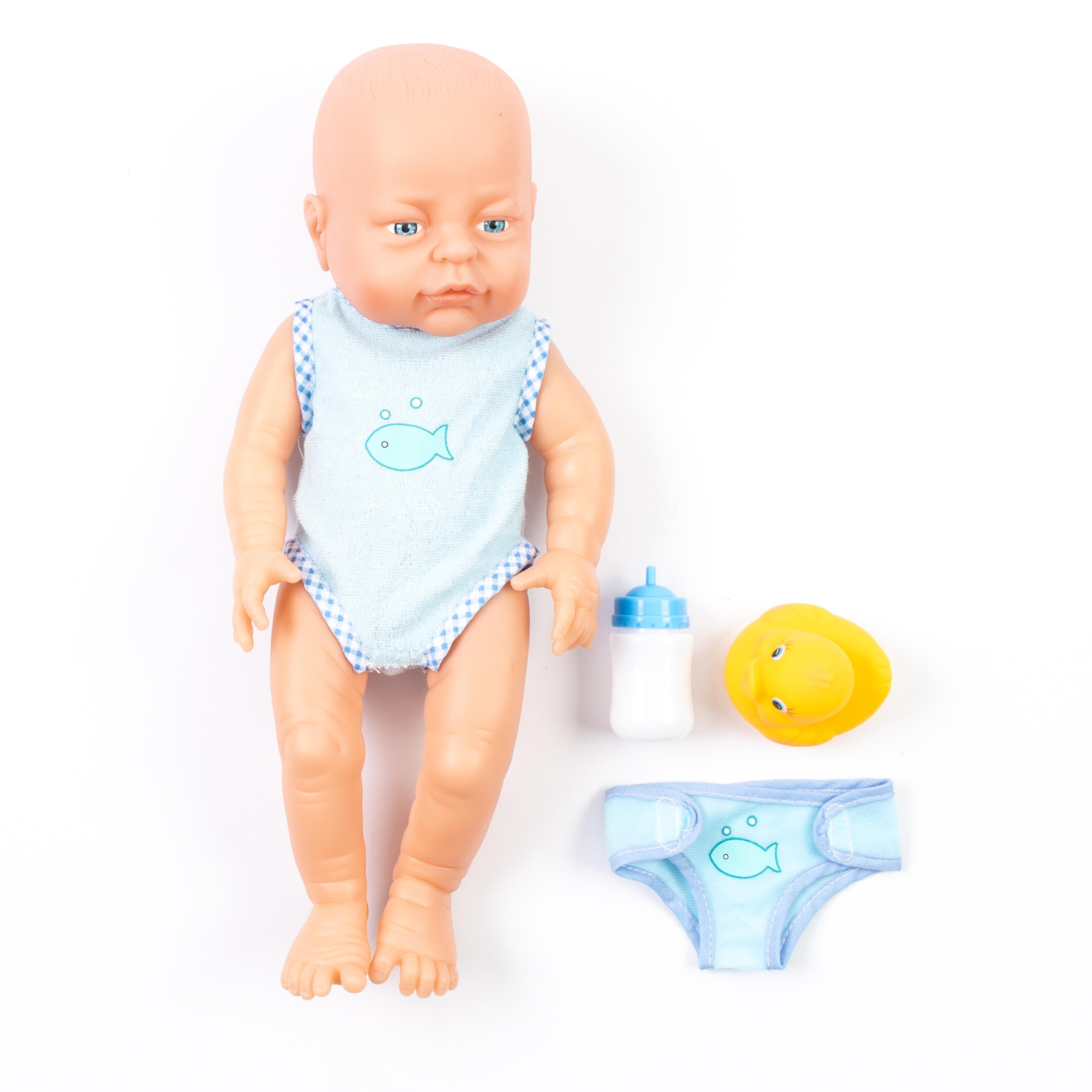 dollsworld Clothed Newborn Dolls - White Boy