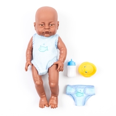 dollsworld Clothed Newborn Dolls - Black Boy