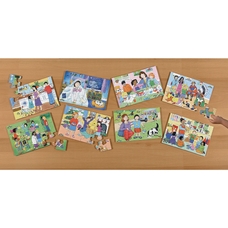 Just Jigsaws Showing Emotions Puzzles - Pack of 8