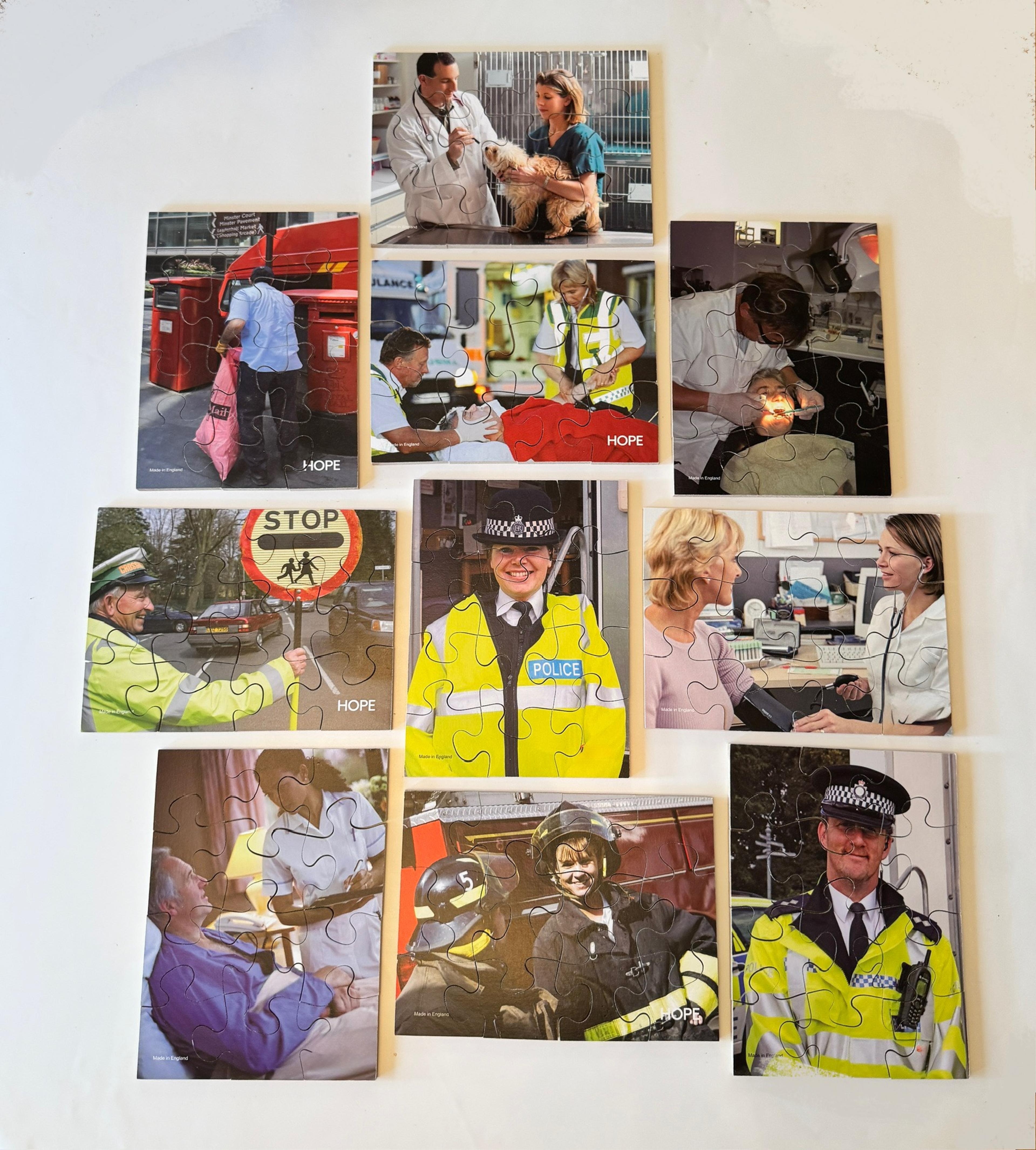 Community People Jigsaw Set from Hope Education  - Pack of 10