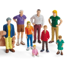Lakeshore Learning Block Play People - Family with White Skin