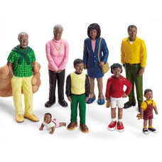 Lakeshore Learning Block Play People - Family with Black Skin