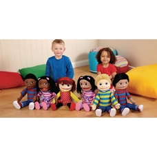 Giant Multicultural Hand Puppets - Brown Girl