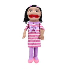 Giant Multicultural Hand Puppets - Brown Girl