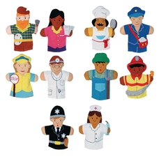 Occupational Hand Puppets - Pack of 10