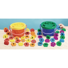 Alphabet and Number Shells Offer - Pack of 46