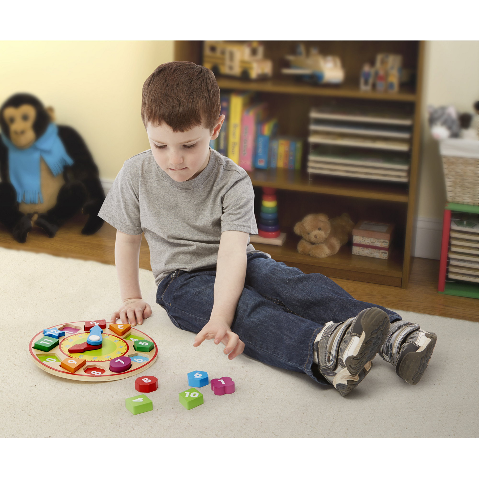 Melissa & doug shape sorting clock online