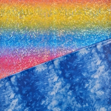 Rainbow, Sea and Clouds Fabric Set