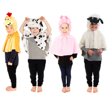 Pretend to Bee  Farmyard Capes - Pack of 4