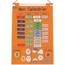 My Calendar French Wall Hanging 