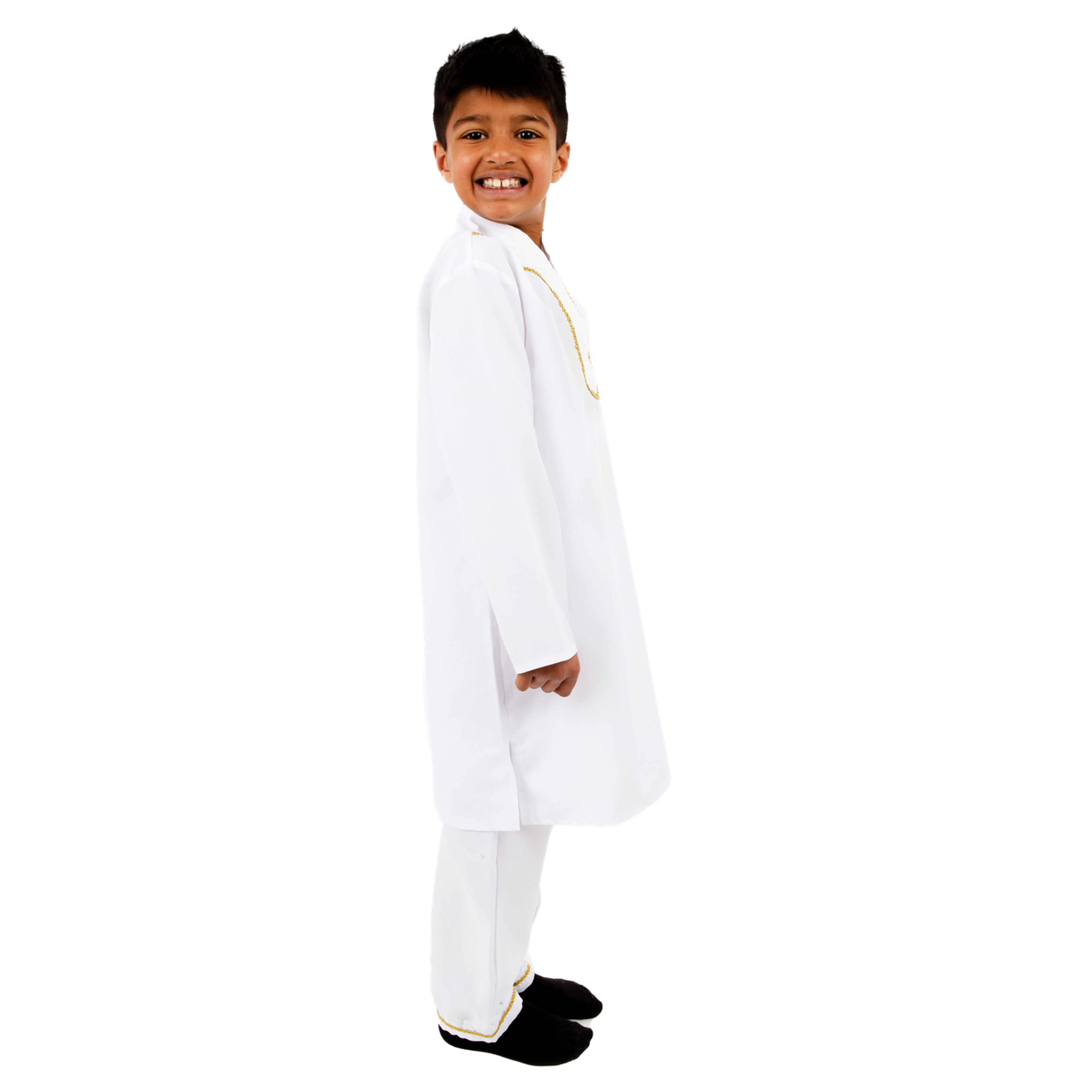 Pretend to Bee Multicultural Costumes - White Tunic and Harem Trousers - 3-5 Years