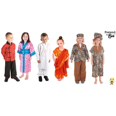 Multicultural Costumes Multibuy Offer - Pack of 6