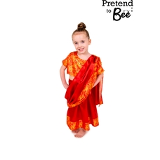 Multicultural Costumes - Sari with crop top and skirt - 3-5 Years