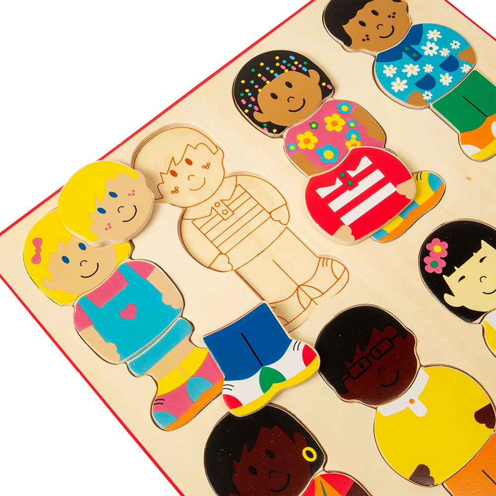 Bigjigs Toys Mag-Play Mix-Ups - Magnetpuzzle Vögel Aus Holz, Kreatives Lernspielzeug
