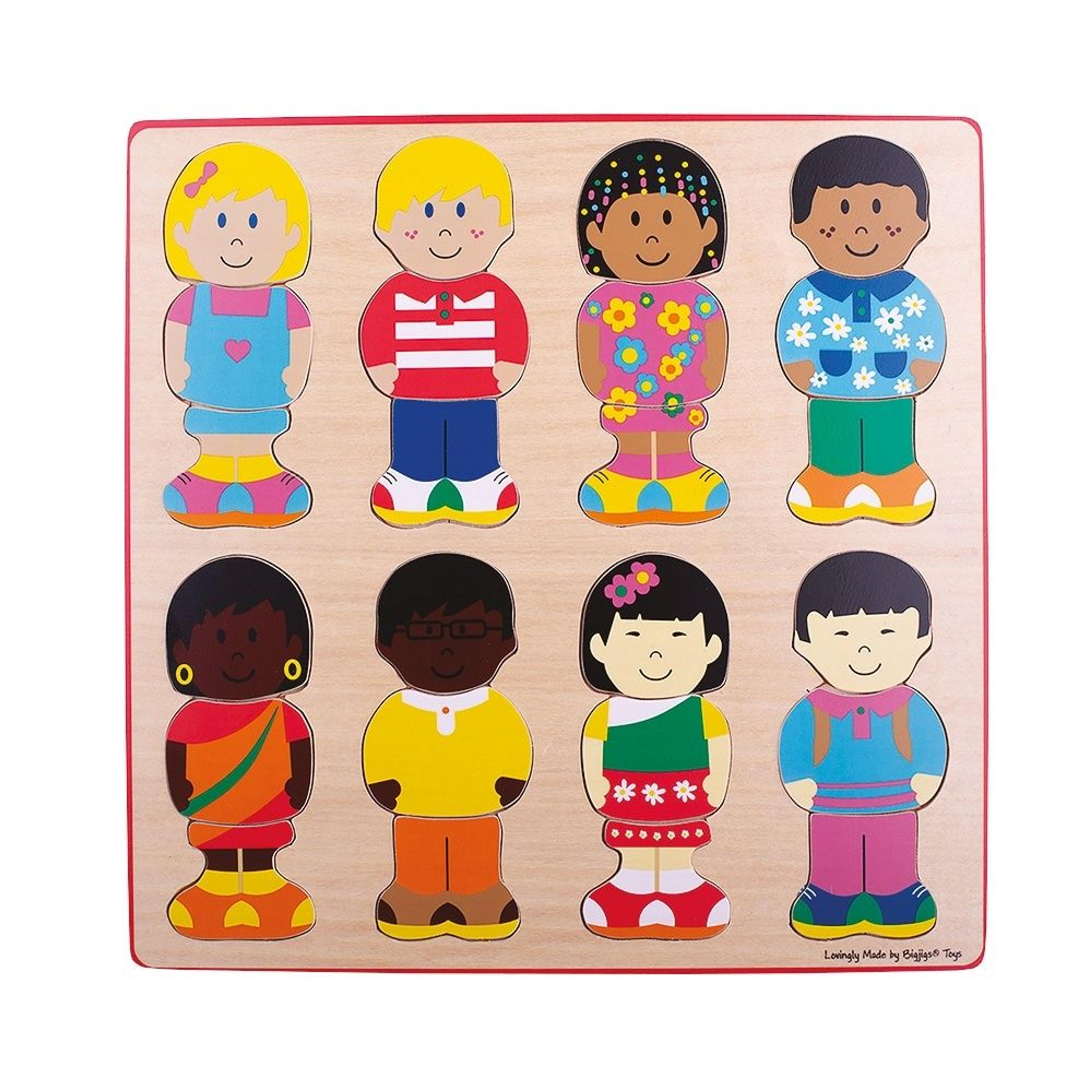 BIGJIGS Toys Little Friends Puzzle - 8 piece