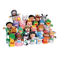 Lakeshore Alphabet Puppet Pack - Pack of 26