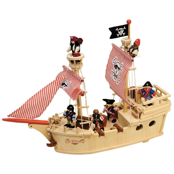 12 Nautical Wooden Pirate Ships Wheel