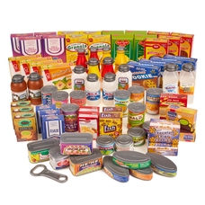 Supermarket Play Food Pack from Hope Education - 75 Pieces