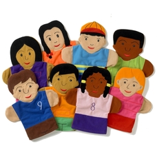 Children Of The World Puppets - Pack of 8