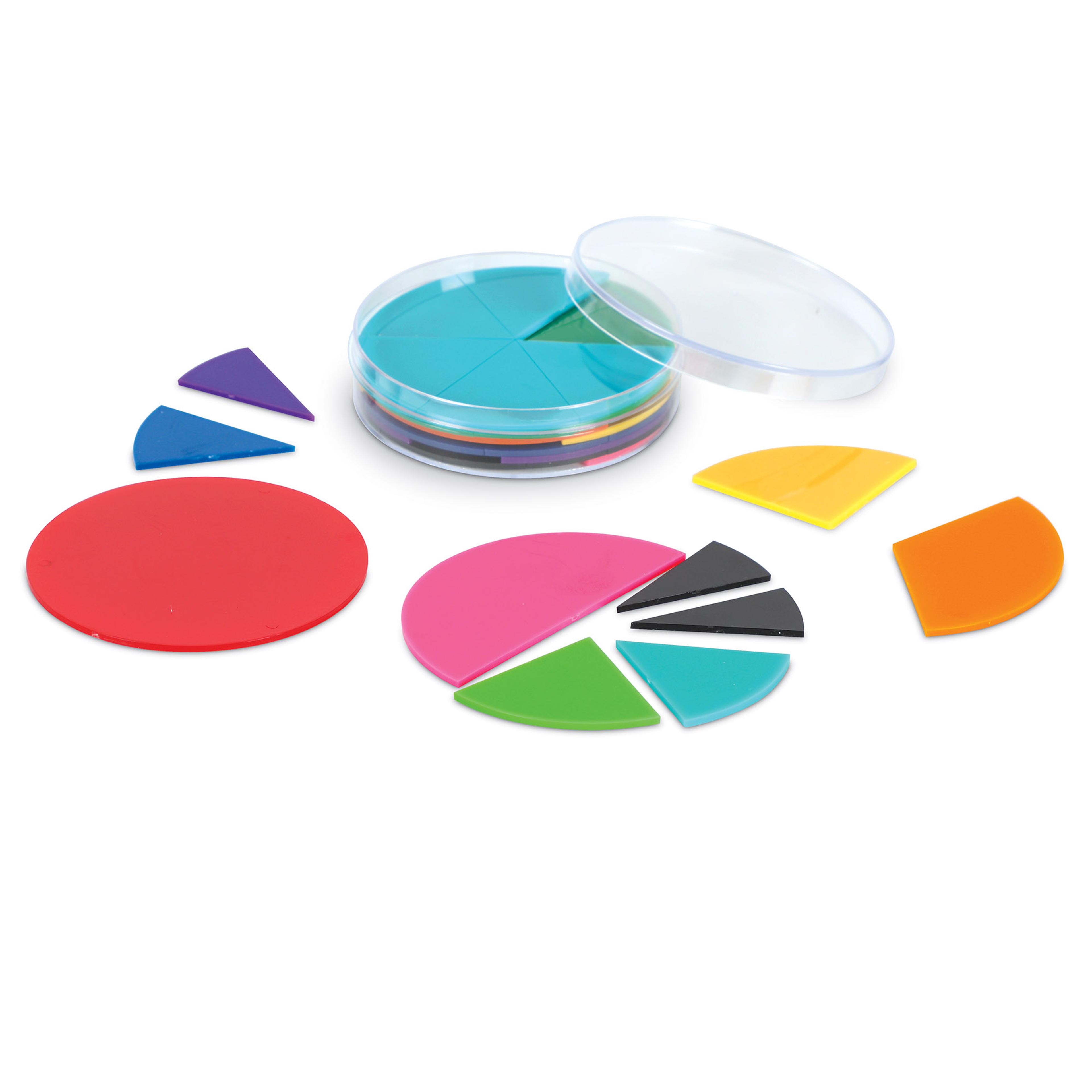 Learning Resources Rainbow Fractions Circles 