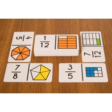Learn Well First Fraction Dominoes