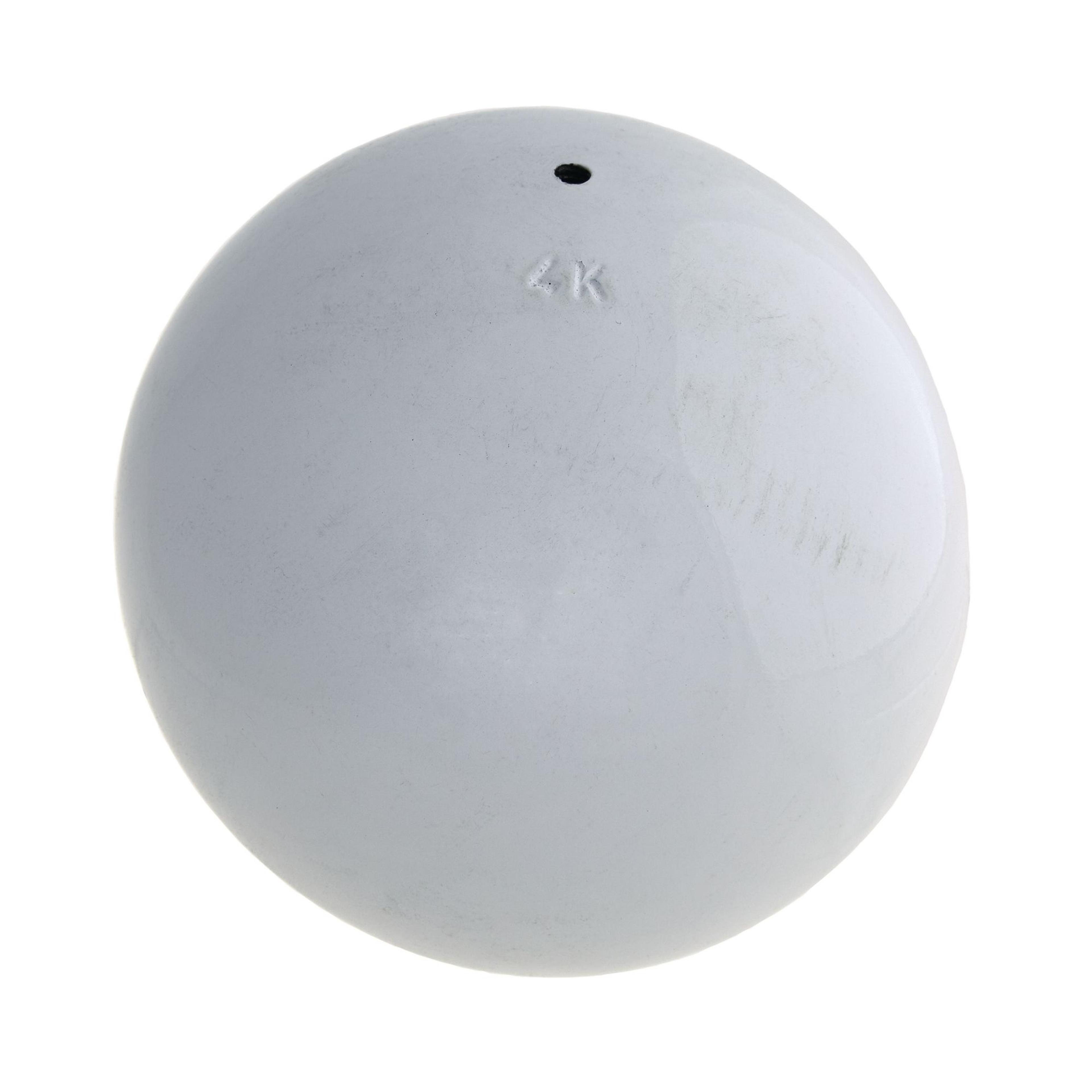 Vinex Cast Iron Shot Put - White - 4kg