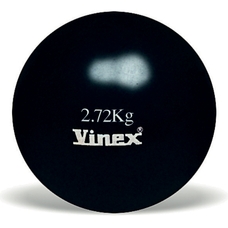Vinex PVC Indoor Training Shot Put - Black - 2.72kg