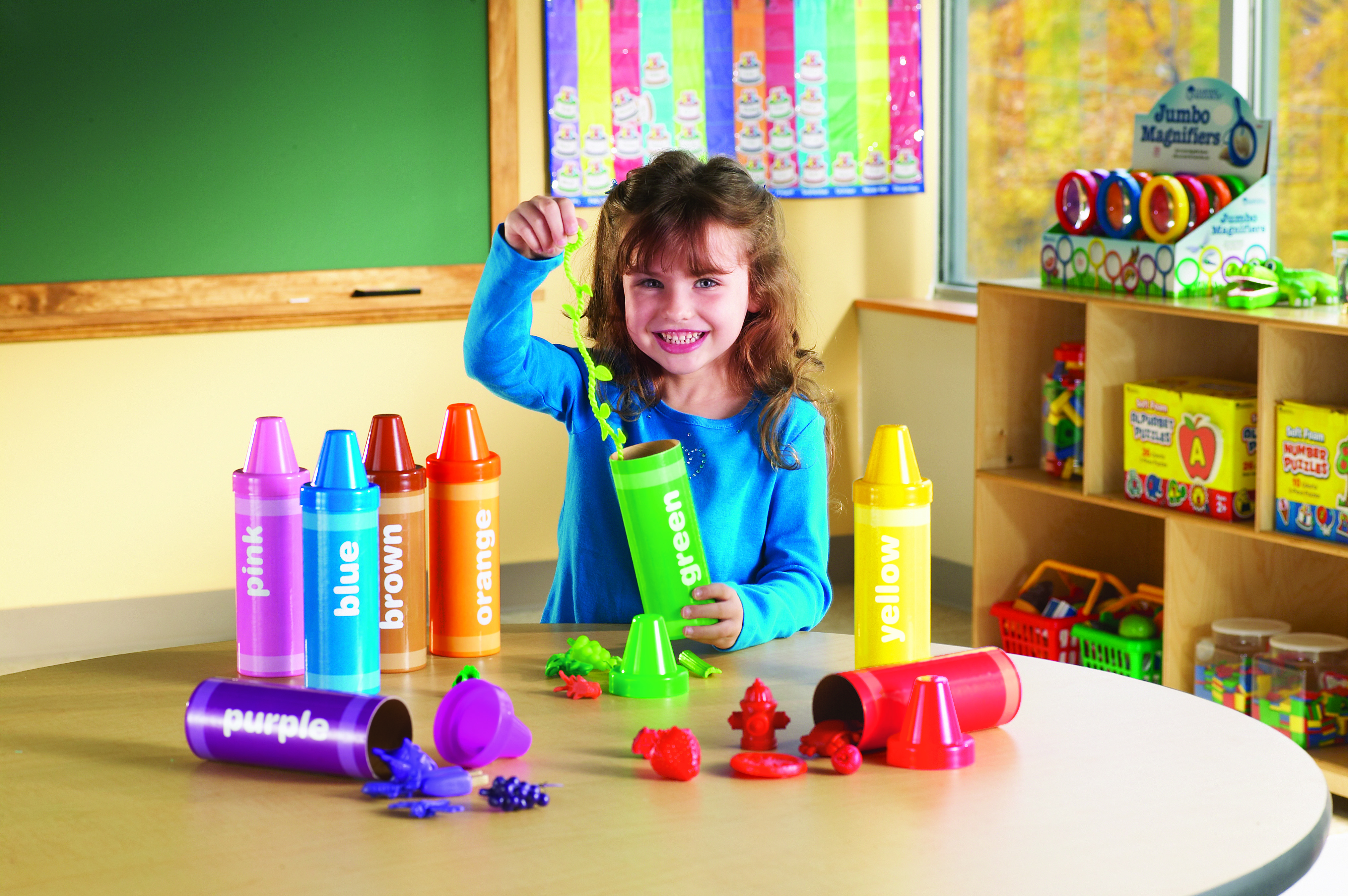 Learning Resources Rainbow Sorting Crayons | HE1002668 | Hope
