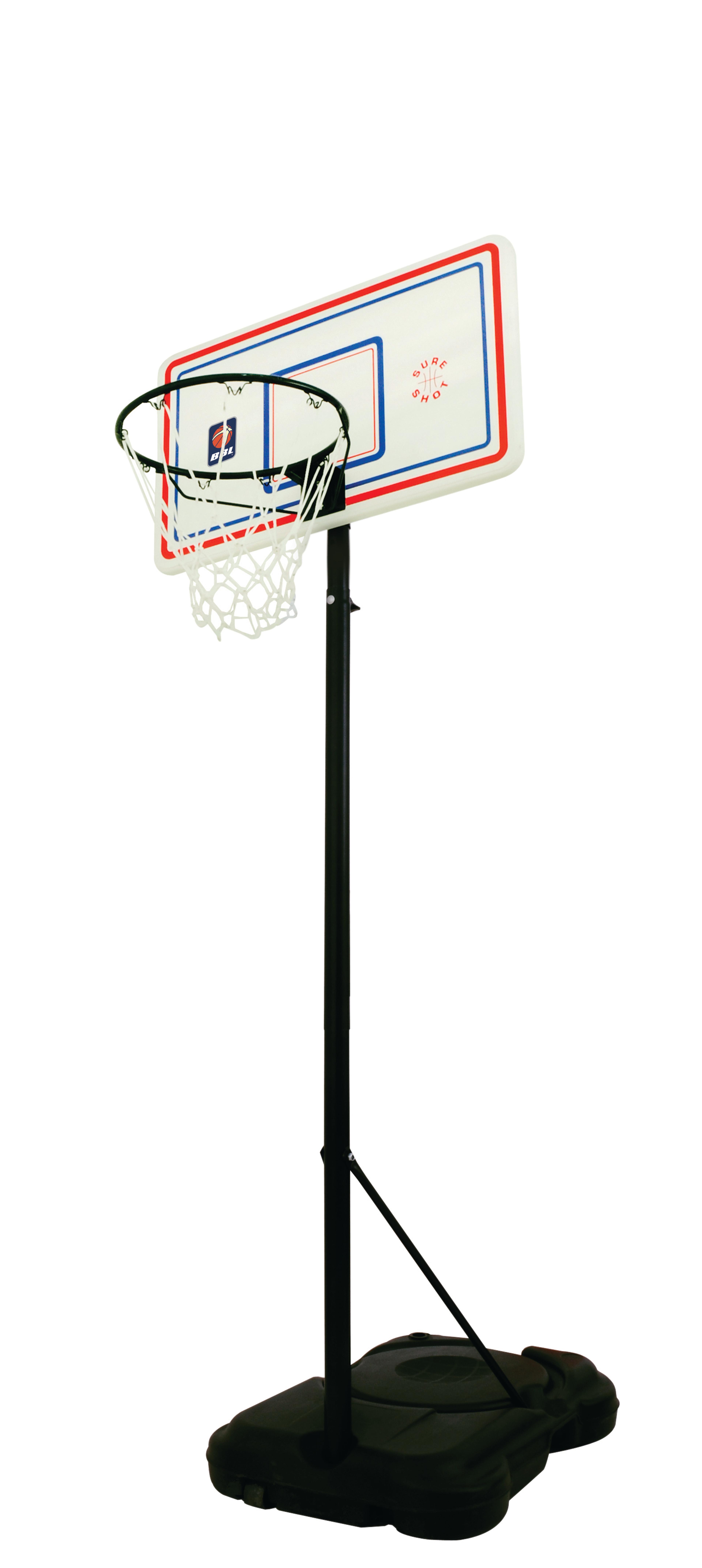 Sure Shot Little Shot Basketball Unit - White Backboard