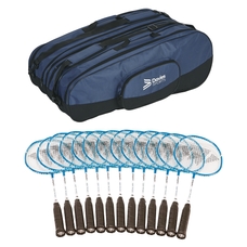 Carlton Maxi Blade ISO 4.3 Badminton Racquet - Blue - Pack of 15