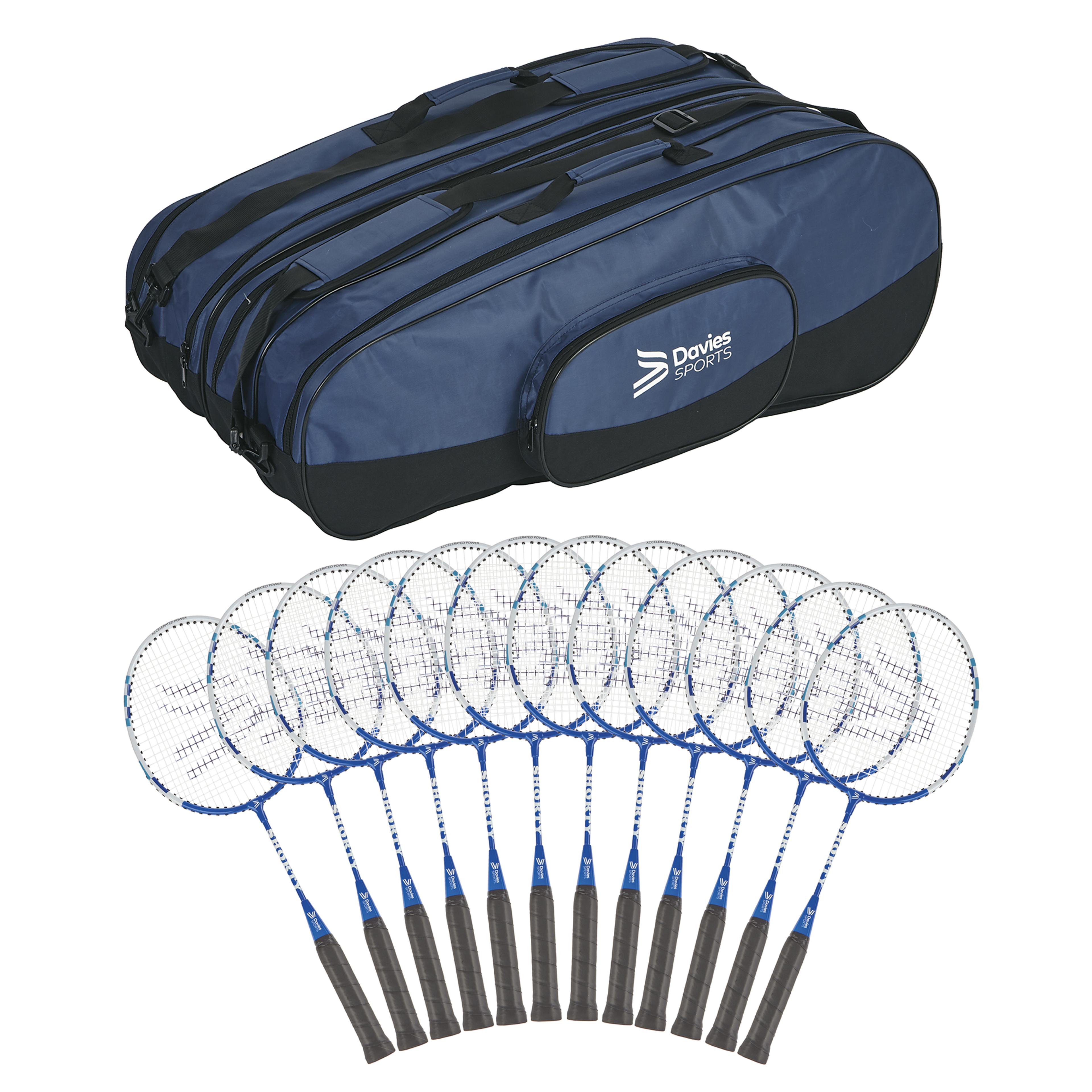 Davies Sports Shorty Badminton Racquet - Blue - 22in - Pack of 12