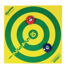 New Age Kurling Numbered Target - Yellow/Green - 120cm