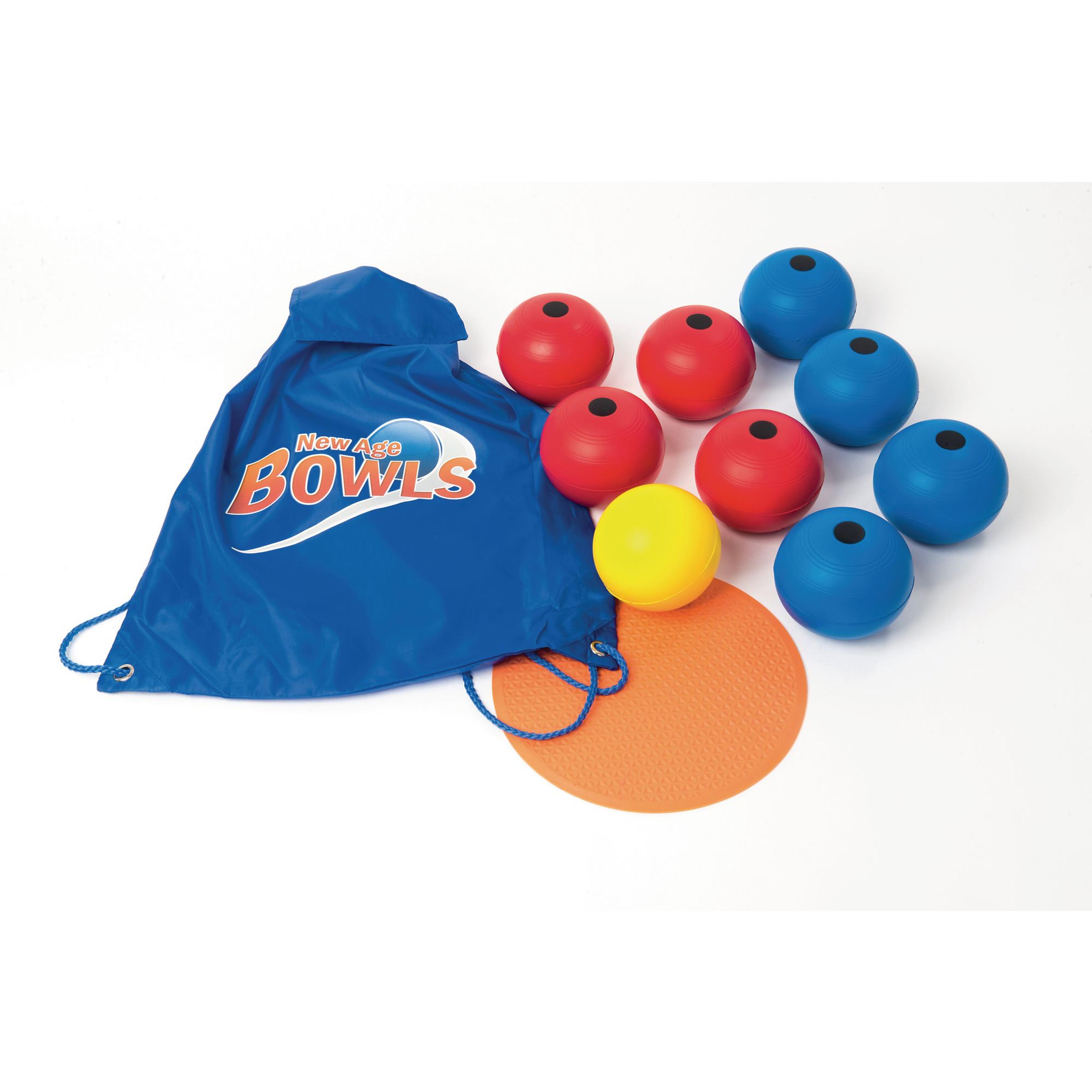 DISC-New Age Bowls Set - Blue/Red