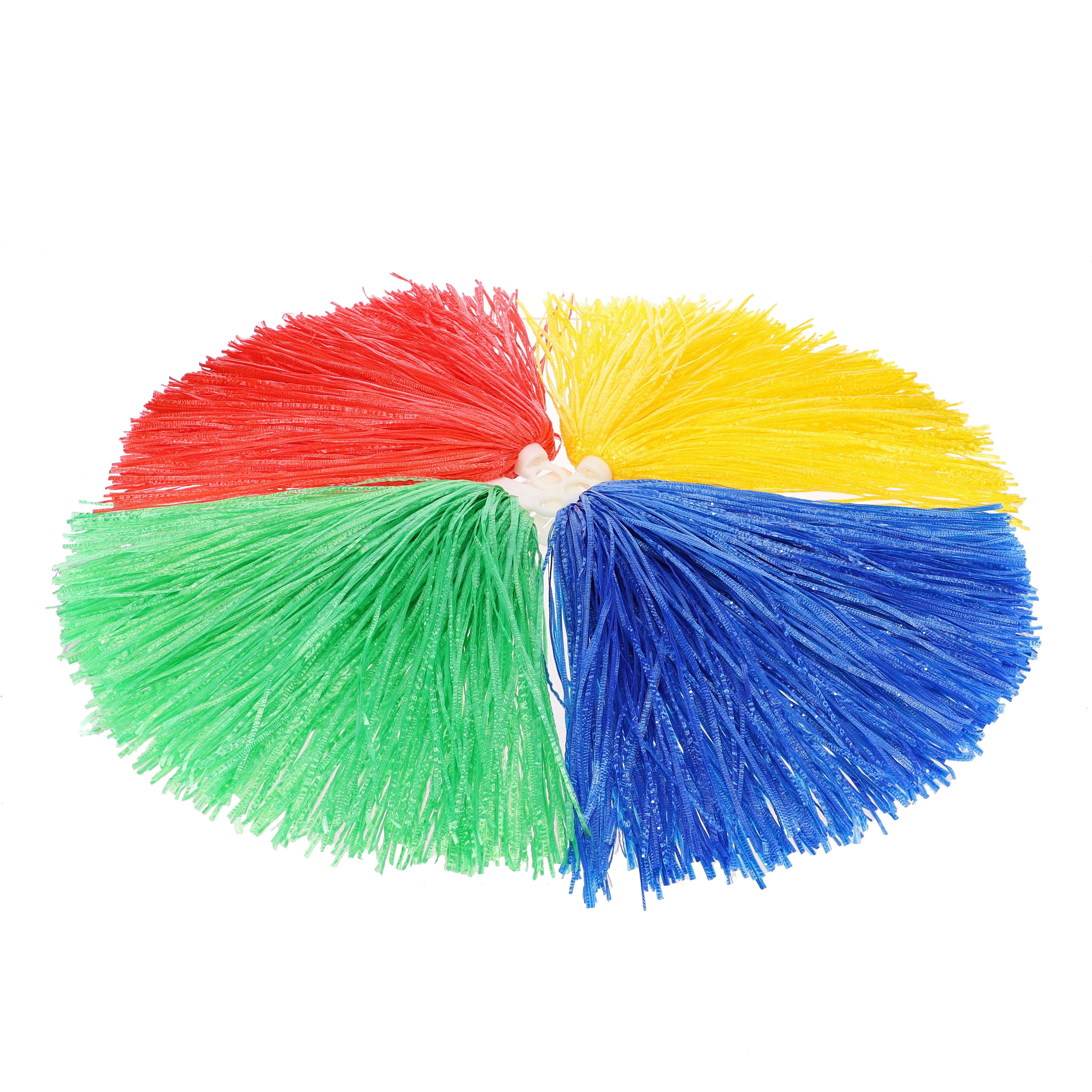 Cheerleader Pom Poms - Assorted - Pack of 4
