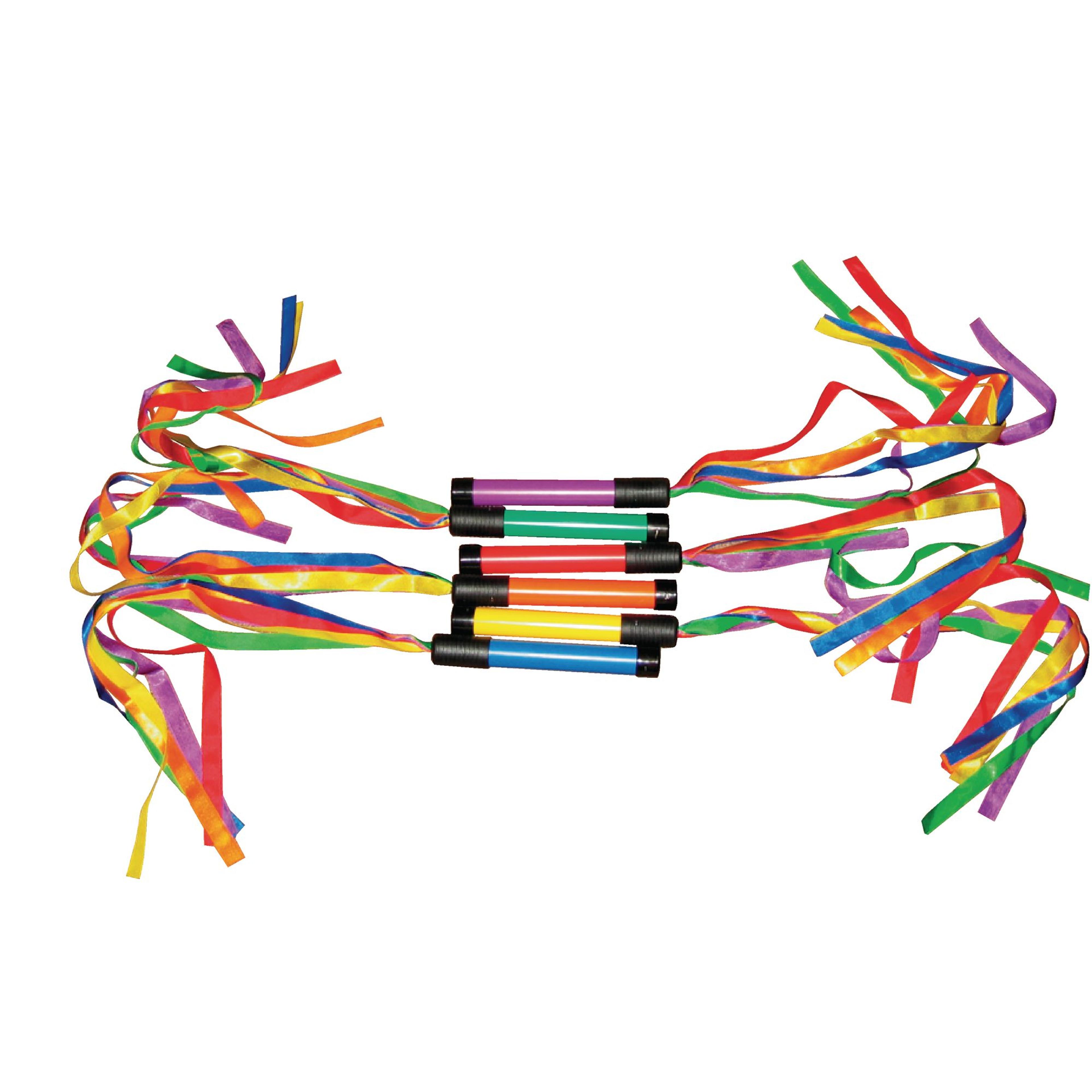 Ribbon Wands - Assorted - Pack of 6