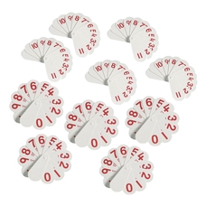 Double-Sided Number Fans from Hope Education - Pack of 10