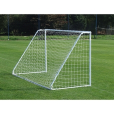Harrod Sport Mini Soccer Goal- White - 12 x 6ft - Pair