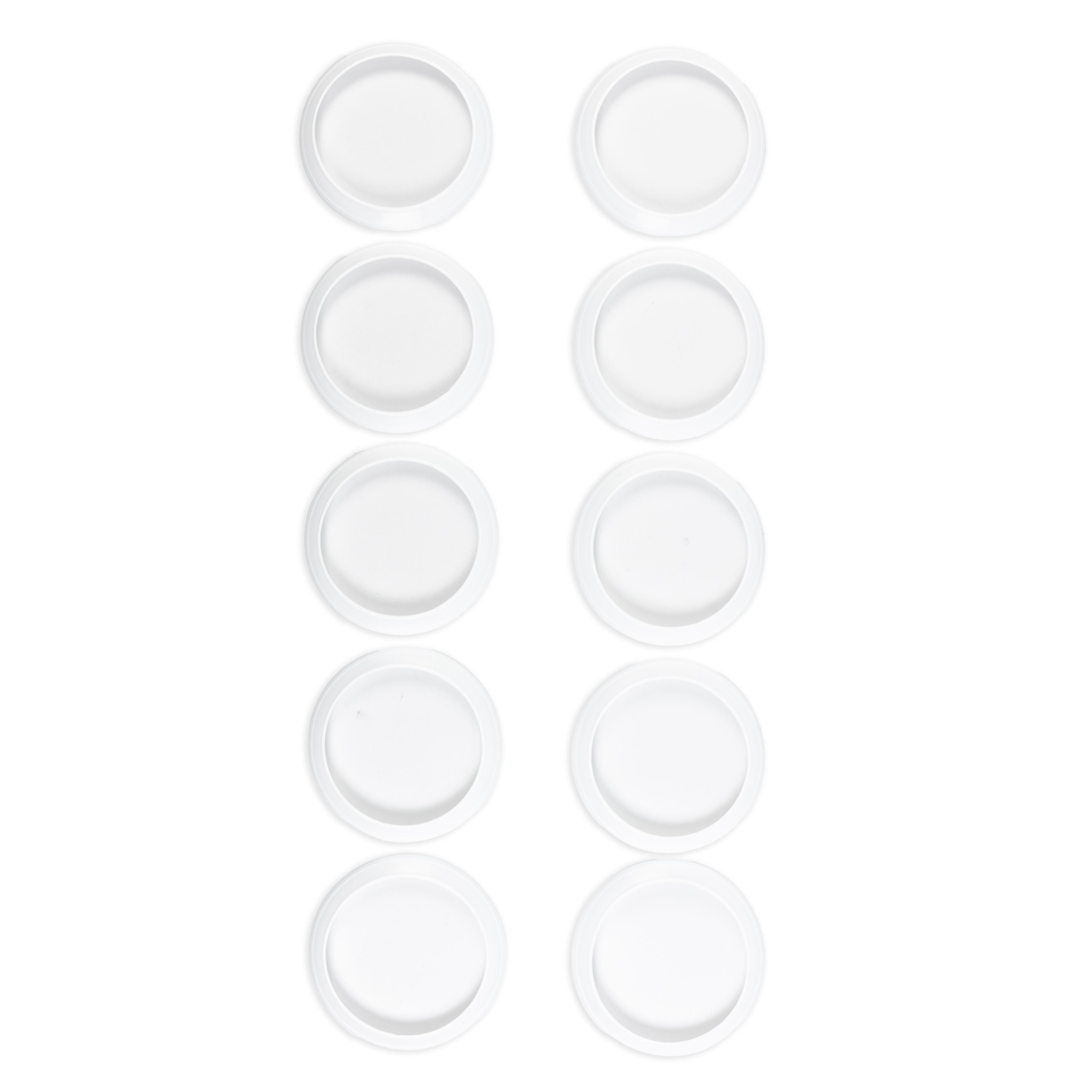 Golf Putting Cups - White - Pack of 10