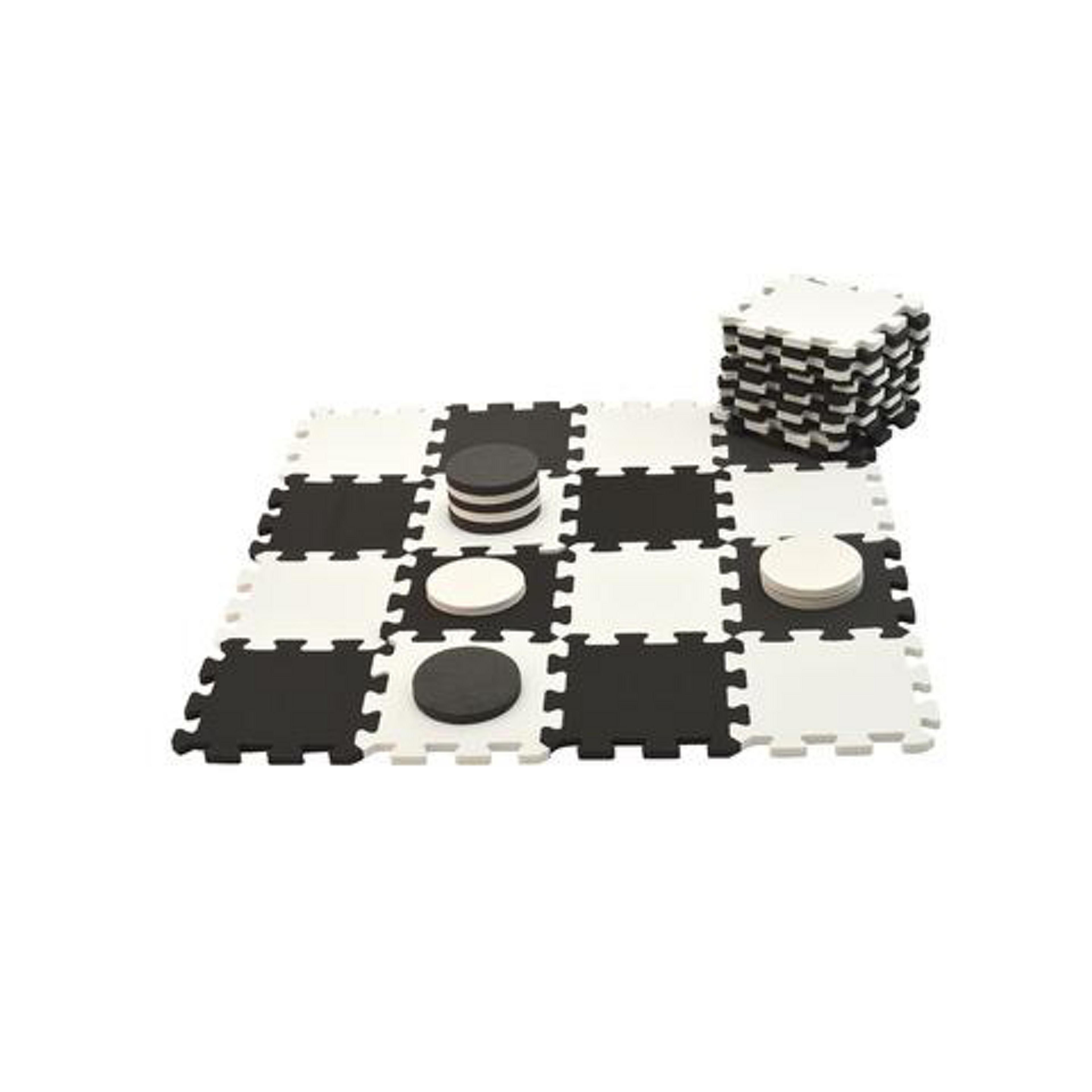 Findel Everyday Draughts Set - Black/White
