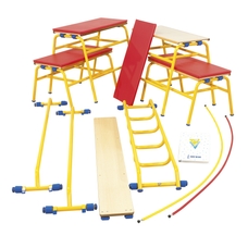 Gym Time Introductory Apparatus Pack - KS1 - Yellow/Red