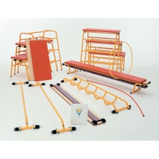 Gym Time Complete Apparatus Pack - Yellow/Red