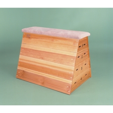 Niels Larsen Vaulting Box(With Transport Gear) - Wood - 1.02m
