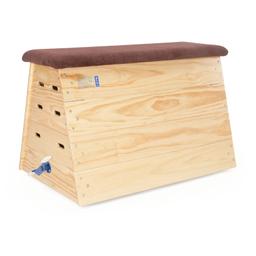 Niels Larsen Vaulting Box(With Transport Gear) - Wood - 1.02m