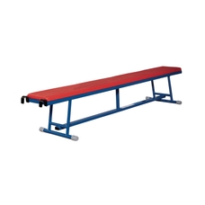 Universal Padded Steel Bench - Red - 2.1m